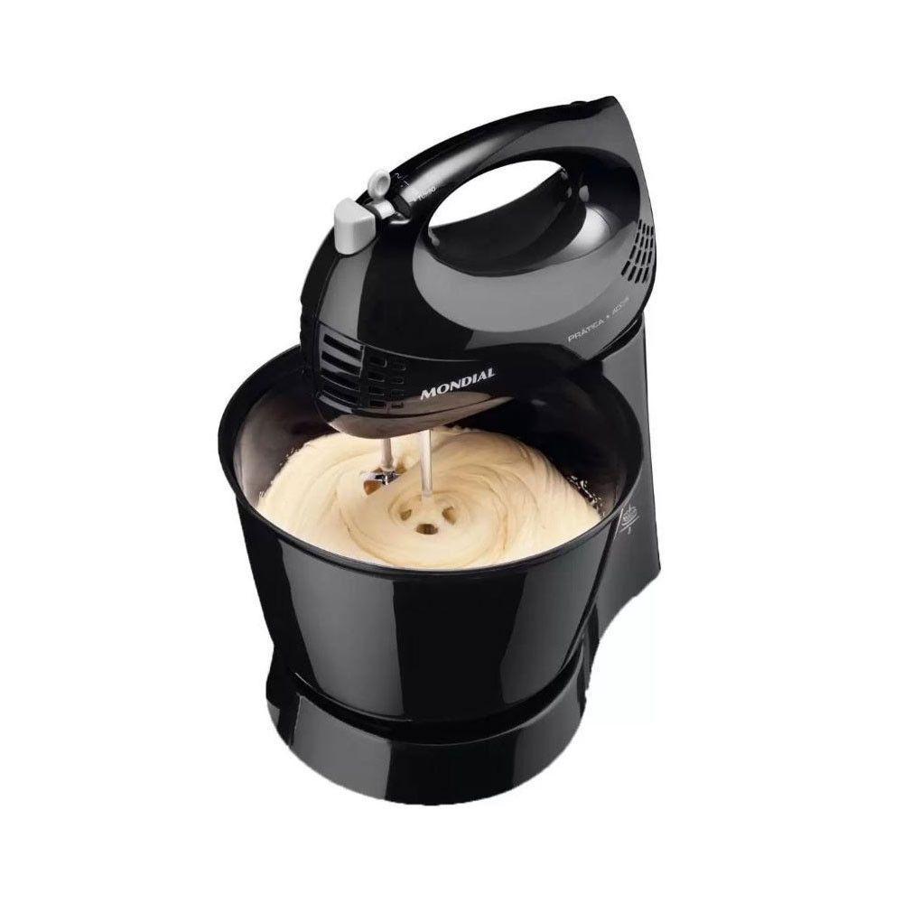 Batedeira Mondial 3 Velocidades 400w B-44 Preto 220v - 2