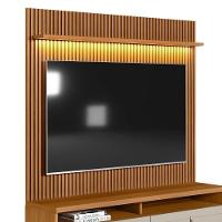 Rack Com Painel Ripado Para Tv 75 Pol. 180cm Golden L06 Nature-off White - Mpozenato - 6