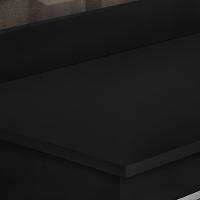 Tampo Para Balcão De Cozinha 100cm Mdp Preto - Lumil - 3