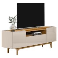 Rack Para Sala Bancada De Tv 75 Pol 180cm Safira L06 Tauari-off White - Mpozenato - 1