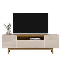 Rack Para Sala Bancada De Tv 75 Pol 180cm Safira L06 Tauari-off White - Mpozenato - 7