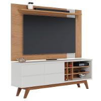 Rack Para Sala Norena Com Painel Para Tv 70 Pol. Amélie C05 Freijó-off White Matte - Mpozenato - 1