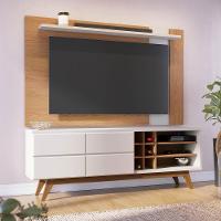 Rack Para Sala Norena Com Painel Para Tv 70 Pol. Amélie C05 Freijó-off White Matte - Mpozenato - 5