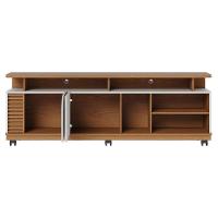 Rack Para Sala Bancada De Tv 75 Pol 180cm Madrid C05 Freijó-off White Matte - Mpozenato