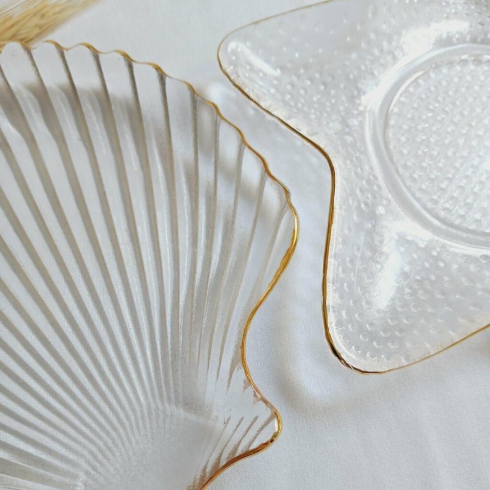 Tijela Duo Concha E Estrela - Centro De Mesa Decorativo Transparente - 3