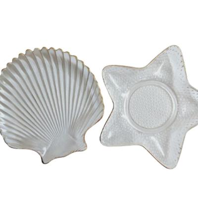 Tijela Duo Concha E Estrela - Centro De Mesa Decorativo Transparente