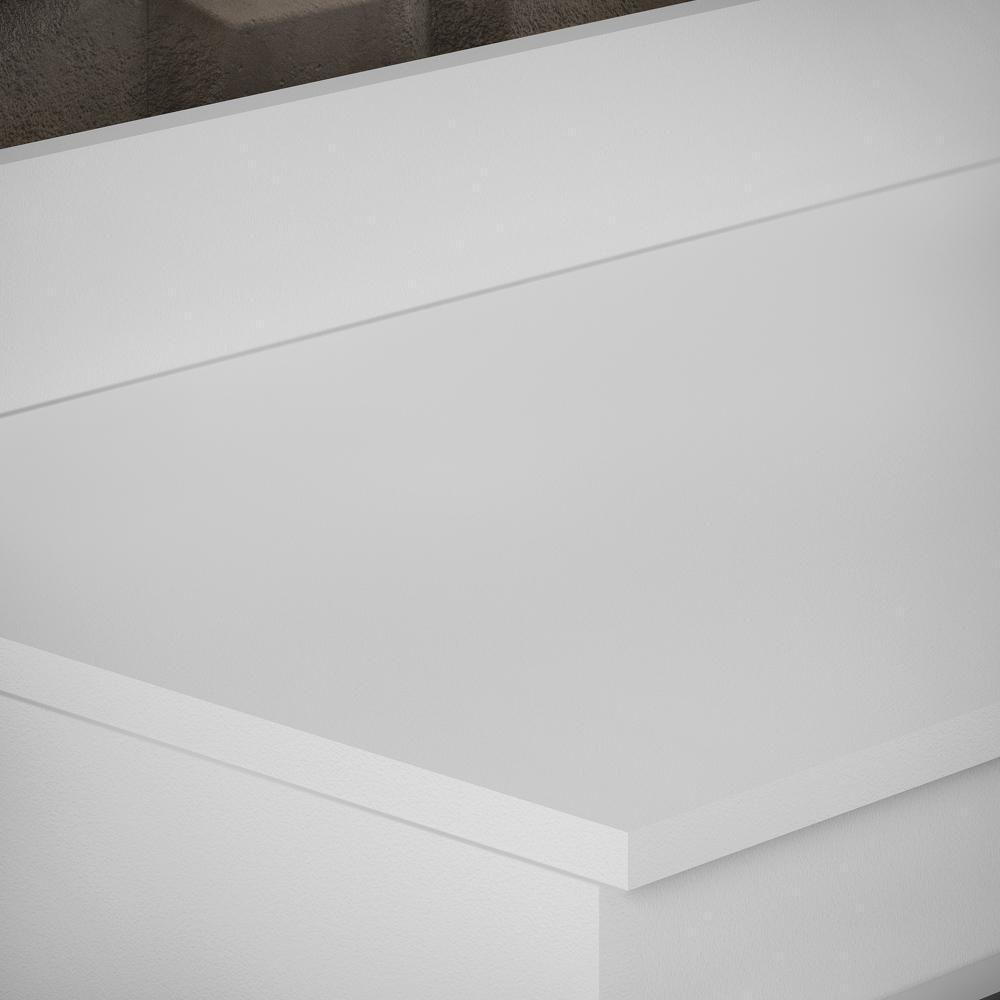 Tampo Para Balcão De Cozinha 180cm Mdp Branco - Lumil - 3