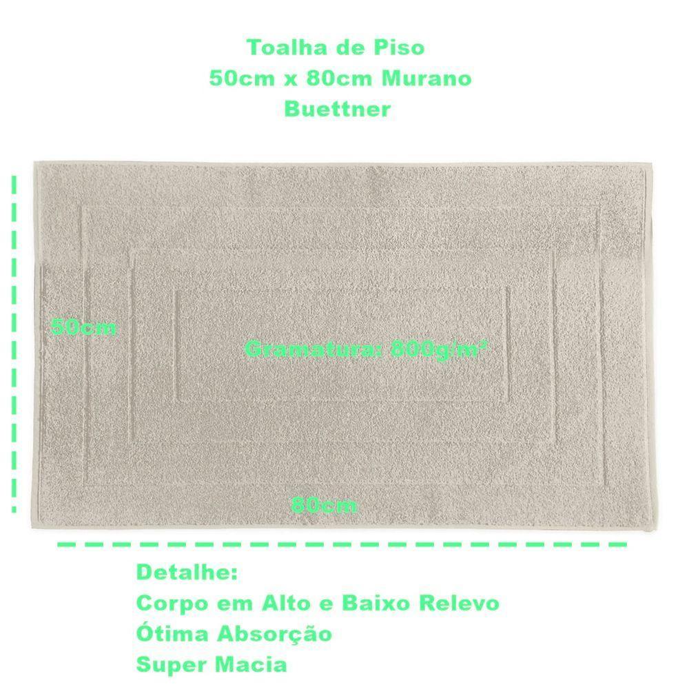 Toalha Piso Buettner Felpudo 100% Algodão Murano 50cmx80cm Verde Lima - 3