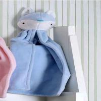 Naninha Bouton Com Prendedor De Chupeta E Pelucia Raposa Azul - 2