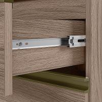 Balcao Para Pia 2p 3g 120cm Mdf Kali 16417 Carvalho Toq Carvalho Toq Nicioli Carvalho Toq Carvalho Toq - 5