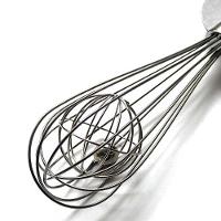 Batedor Fouet Pera 25cm Ovos Clara Massas Com Esfera - 3