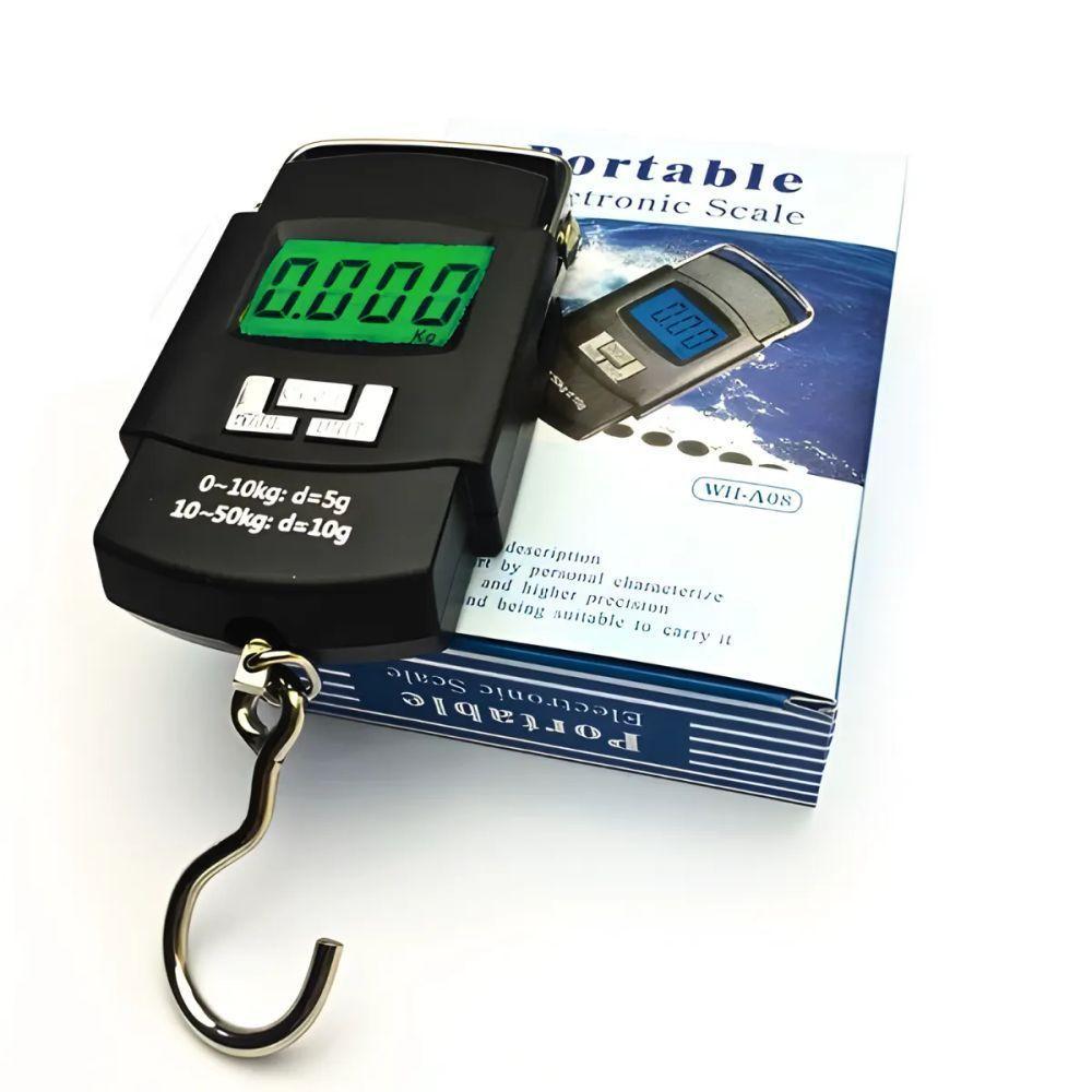 Balança Portátil Digital De Mão Pesca Caça Sacos Mala - 3