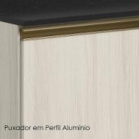 Balcao Com Tampo 2g 80cm Mdf Kali 16412 Bianco Toq Bianco Toq Nicioli - 7