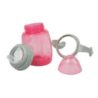 Copo De Transição Bebês Com Alça Dupla Bico Em Silicone Macio Anti-vazamento Rosa - 2