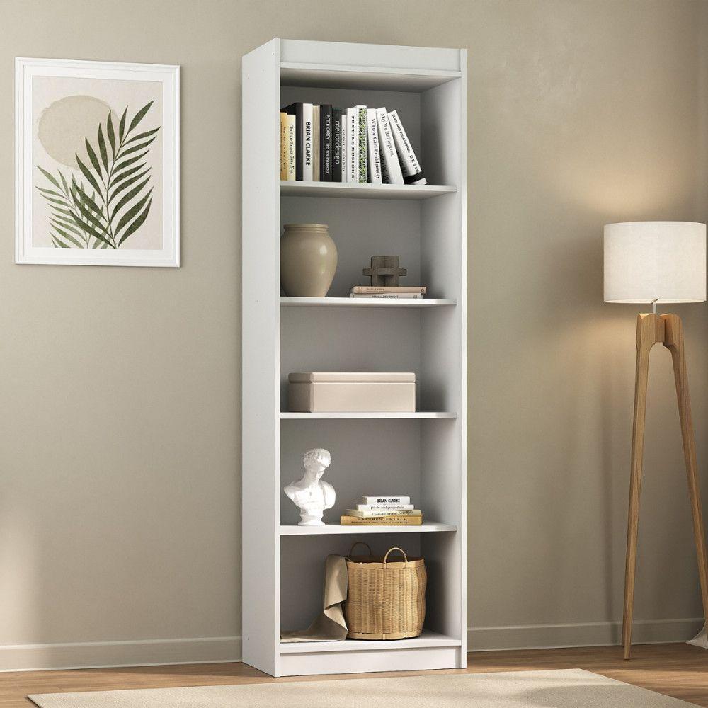 Estante Para Livros Saparinga Branco Fosco Atualle - 1