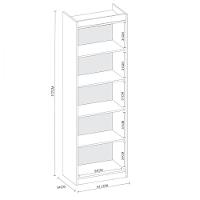 Estante Para Livros Saparinga Branco Fosco Atualle - 3