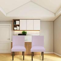 Cadeira Para Sala De Jantar Tóquio Pés Palito Suede Rosa Bebê D'classe Decor - 5