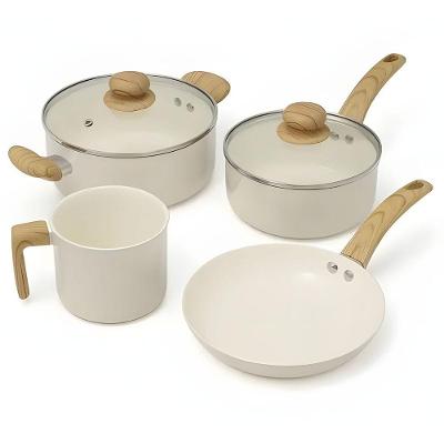 Jogo De Panelas Vanilla Com Revestimento Cerâmico - 4 Peças
