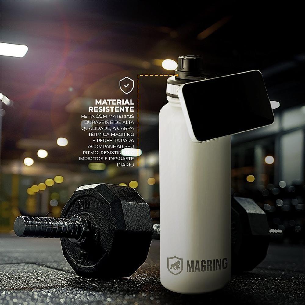 Garrafa Térmica Com Suporte Magsafe, Branca - Magring - Gshield - 2