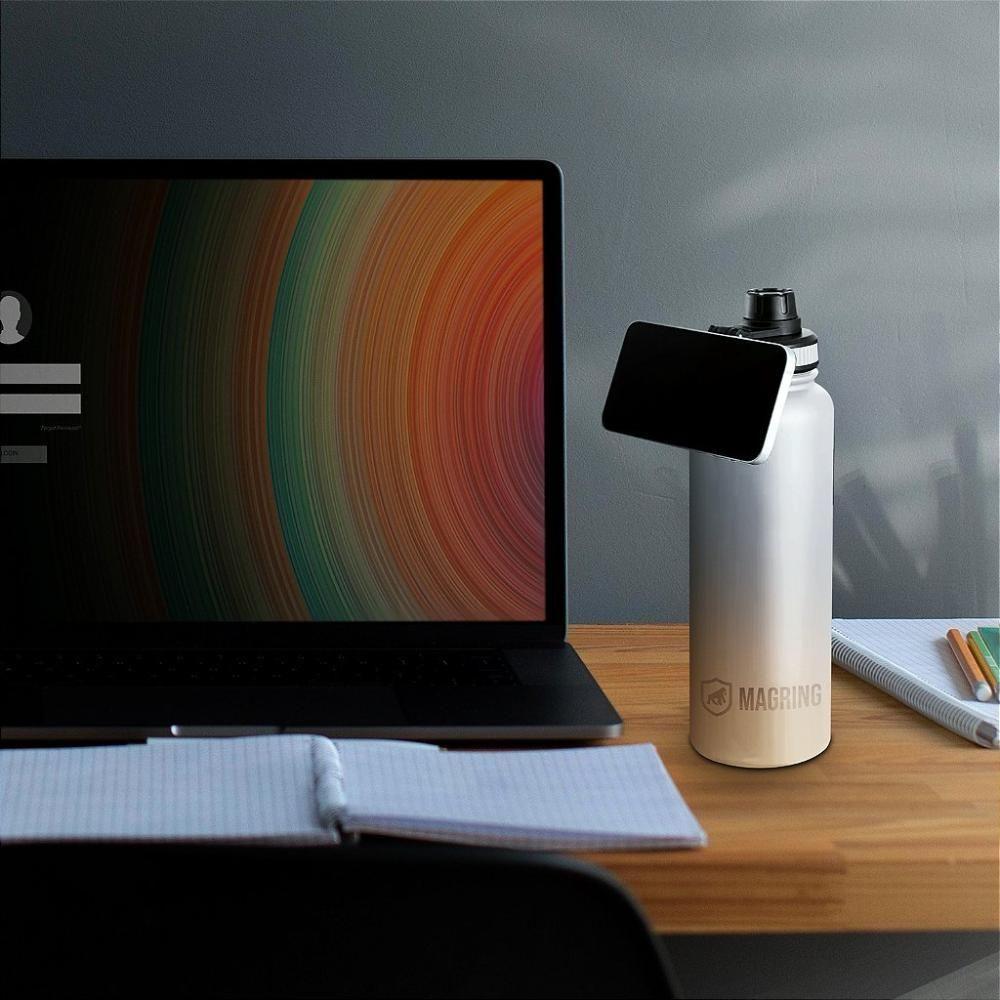 Garrafa Térmica Com Suporte Magsafe, Branca - Magring - Gshield - 7