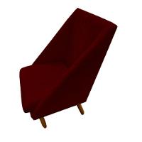 Kit 02 Cadeiras Para Sala De Jantar Ana Pés Palito Suede Marsala D'classe Decor - 3