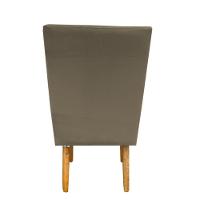 Kit 04 Cadeiras Para Sala De Jantar Ana Pés Palito Suede Marrom Rato D'classe Decor - 5