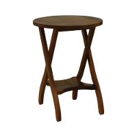 Mesa Apoio 1 Prateleira Summer Madeira Imbuia Maciça Stain Imbuia - 1