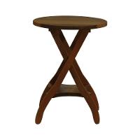 Mesa Apoio 1 Prateleira Summer Madeira Imbuia Maciça Stain Imbuia