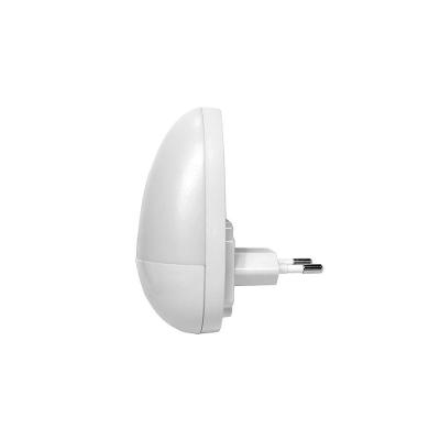 Luz Noturna - Luz Guia Taschibra Oval Led Com Sensor De Luminosidade 0,5w Bivolt Branco