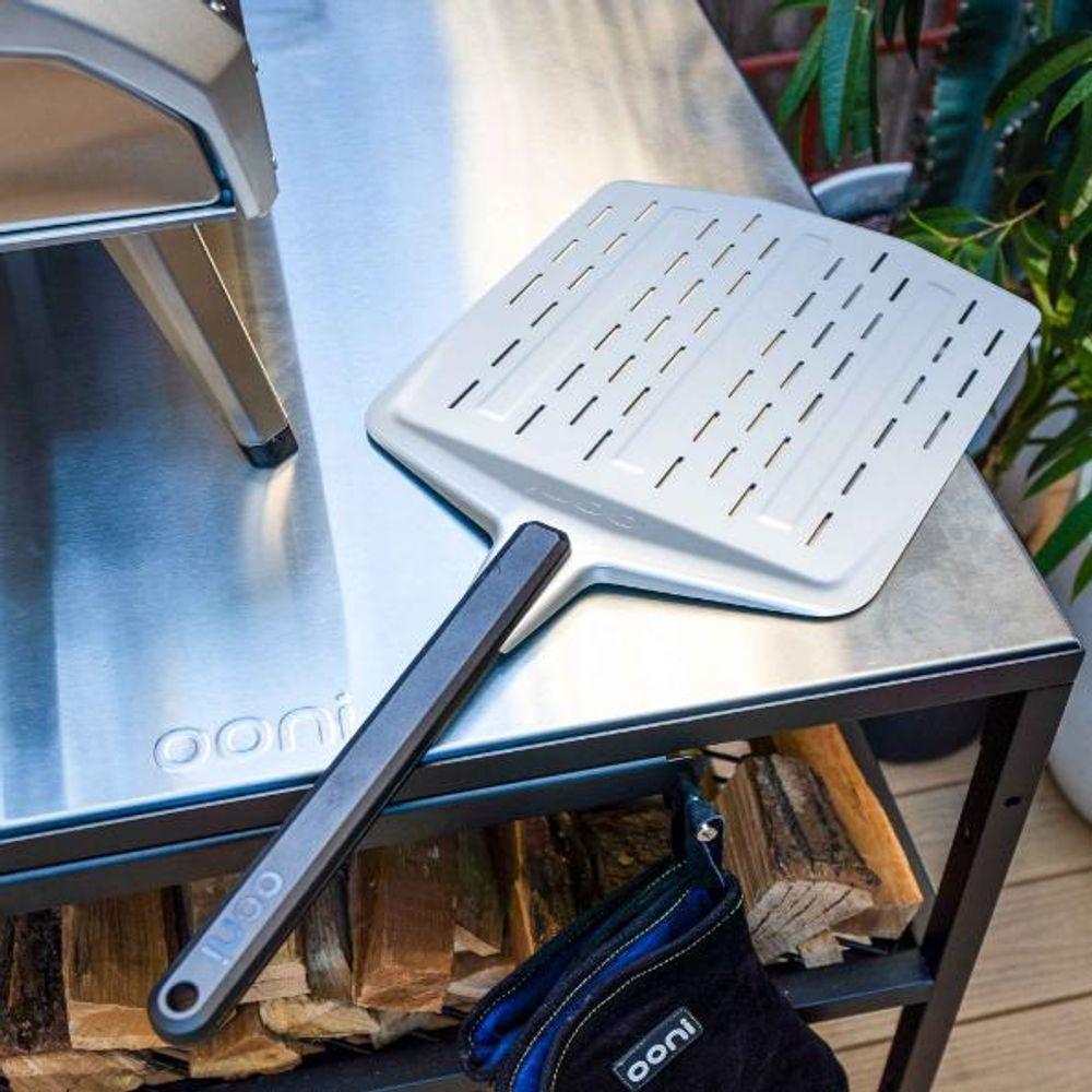 Espátula Perfurada De Alumínio Ooni 30cm Para Pizza - 4