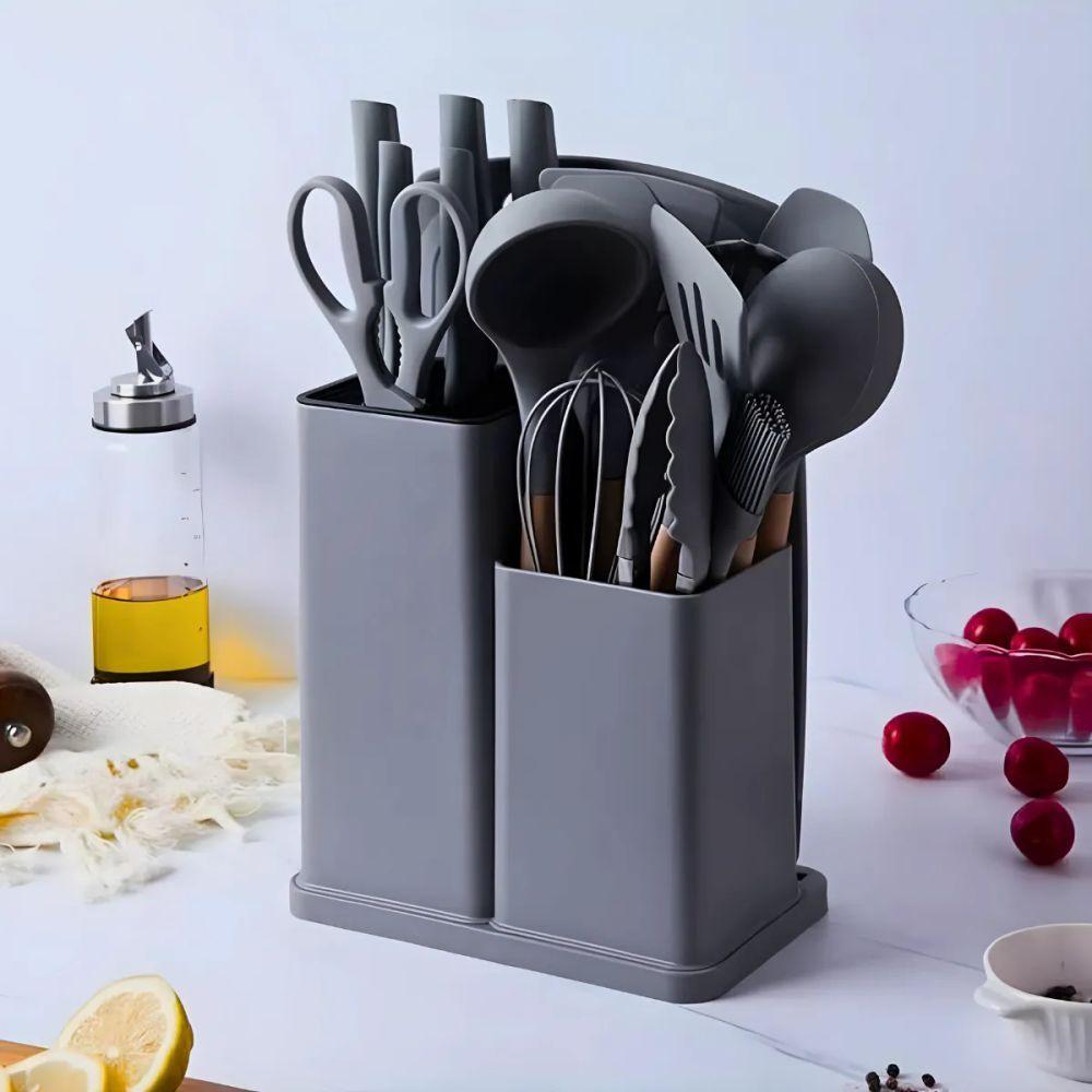Kit Utensílios De Cozinha Jogo Completo 19 Peças - 2