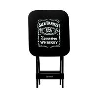 Kit 2 Mesas Bistrô Dobrável Jack Daniel's Madeira Preta - 3