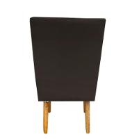 Kit 06 Cadeiras Para Sala De Jantar Ana Pés Palito Suede Marrom D'classe Decor - 5