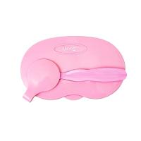 Kit Bowl Tigela & Colher Divisórias Internas Com Compartimento Para Talher Cor Rosa