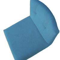 Kit 04 Banquetas Luma Base De Ferro Sued Azul Tiffany D'classe Decor - 5