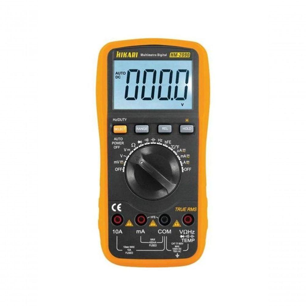 Multímetro Digital Hikari Hm-2090 Laranja-preto - 1