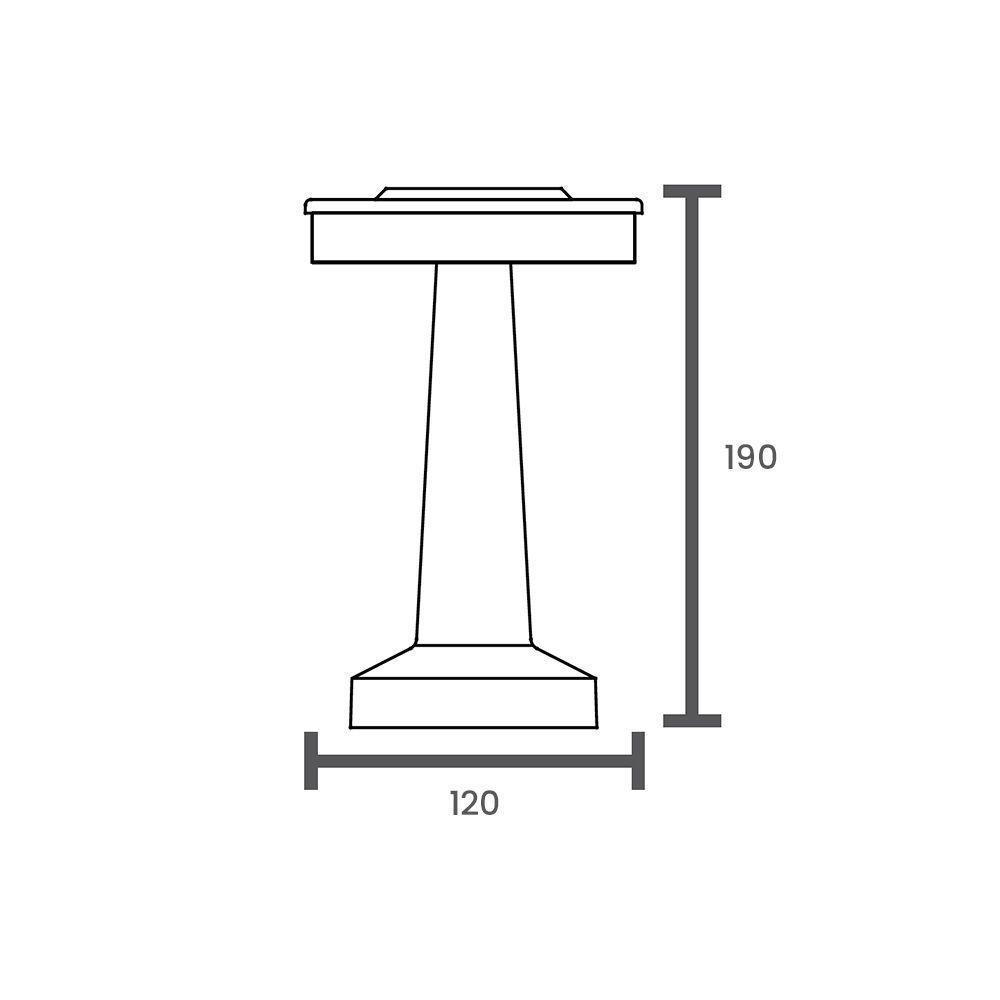 Luminária De Mesa Led Taschibra Pharos Recarregável 5v - 4