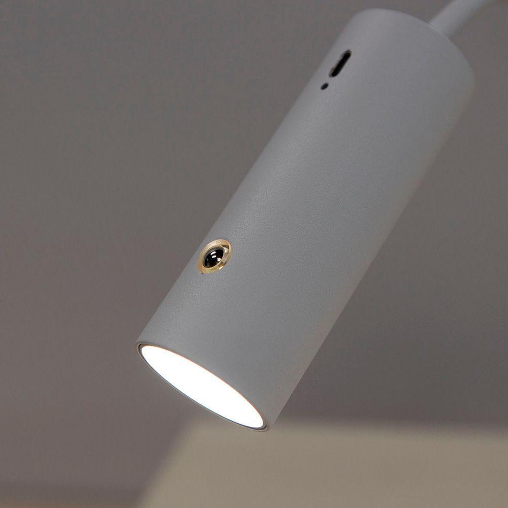 Luminária De Mesa Led Taschibra Ion Recarregável 5v Branco - 2