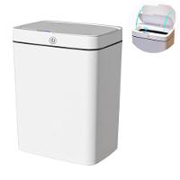 Lixeira Automática Retangular 14l Com Sensor - Moderna e Prática - 1