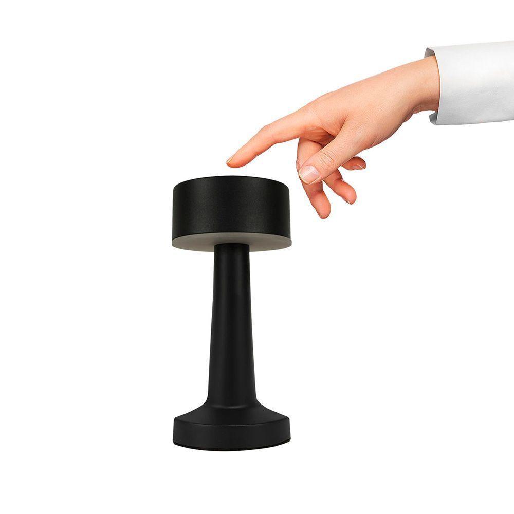 Luminária De Mesa Led Taschibra Jimp Recarregável 5v Preto - 3