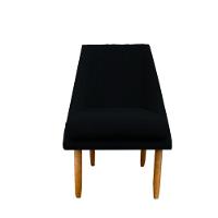 Kit 08 Cadeiras Para Sala De Jantar Ana Pés Palito Suede Preto D'classe Decor - 2