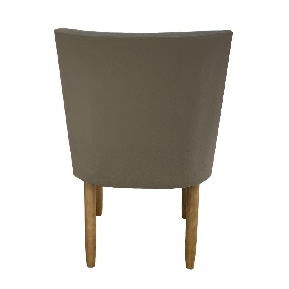 Kit 08 Cadeiras Para Sala De Jantar Tóquio Pés Palito Suede Marrom Rato D'classe Decor - 4