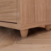 Mesa De Cabeceira 2 Gavetas 48 Cm Campeche Jequitiba Henn - 5