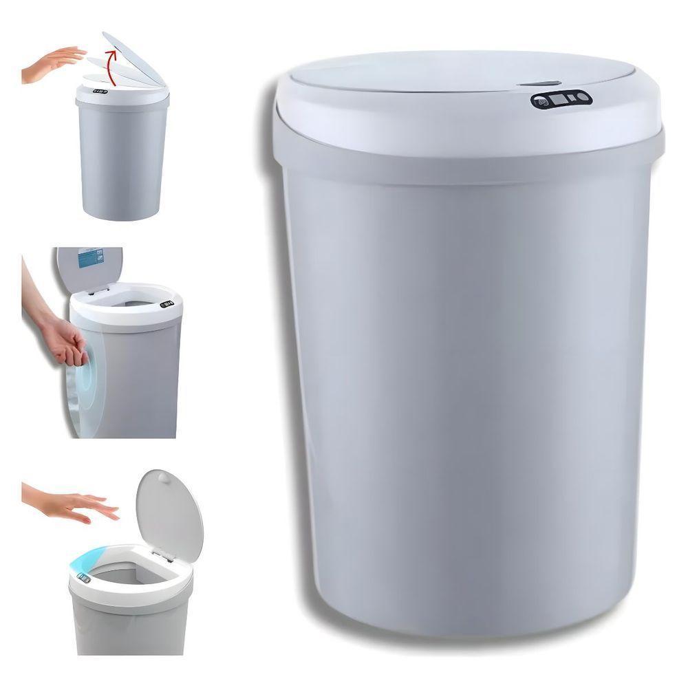 Lixeira Automática Com Sensor 12l - Praticidade e Higiene branca - 7