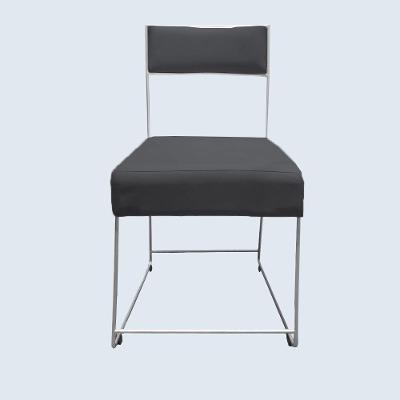 Cadeira Atena Base De Ferro Maciço Prata Suede Grafite D'classe Decor