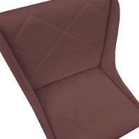 Kit 08 Cadeiras Para Sala De Jantar Lizz Pés Palito Veludo Rosê D'classe Decor