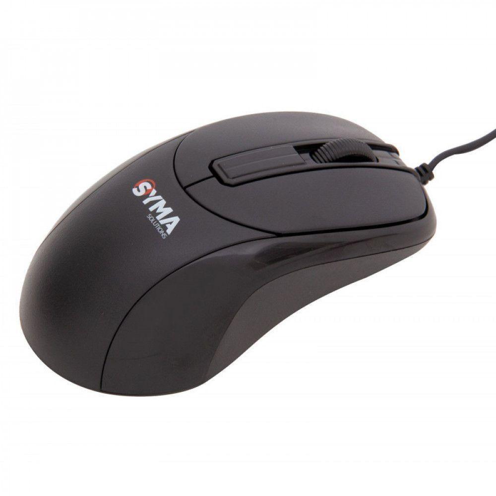 Mouse Usb Kmex/syma Optico Preto - 3