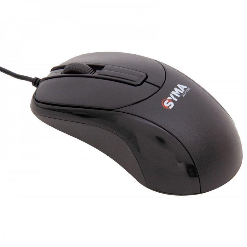 Mouse Usb Kmex/syma Optico Preto - 4