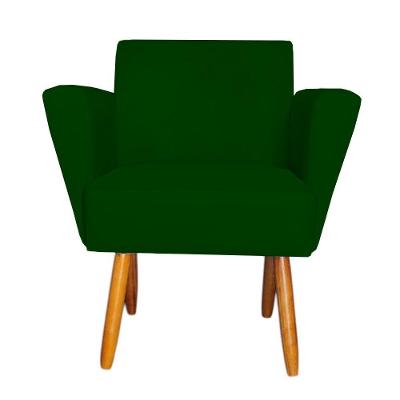 Poltrona Dora Sued Verde D'classe Decor