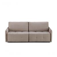 Sofá Cama Tecido Bege 2,20 Mt Saori - Bege - 2